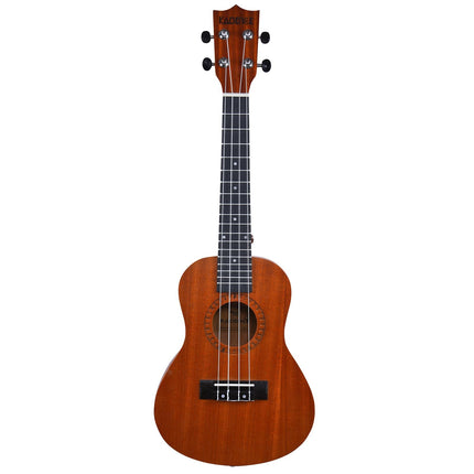 Kadence Concert Ukulele 23", Cinnamon Brown colour, fluorocarbon strings, matt finish with strap and bag (Spring Summer Collection of Ukuleles) 