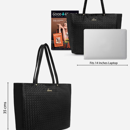 Lavie Women's Nova Tote Handbag (Black) 