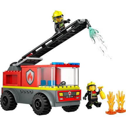 LEGO City Fire Ladder Truck, Firefighter Toy Vehicle Gift for Kids 60463 Building Blocks Toys for 4+ Gift for Boys and Girls 