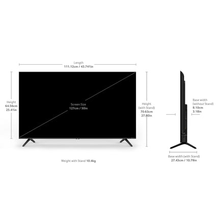 acer 126 cm (50 inches) V PRO Series 4K Ultra HD Smart QLED Google TV AR50QDQGR2851AD 