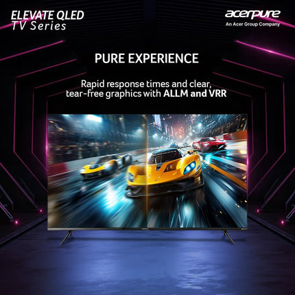 Acerpure 164 cm (65 inch) Elevate Series Ultra HD 4K QLED Smart Google TV AP65UG51QEVTD 
