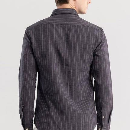 SNITCH Solstice Grey Stripe Shirt 
