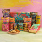 Bombay Sweet Shop Holi Gift Hampers | Holi Ultimate Box (10 Products) | Festive Products | Chocolate, Namkeen Snacks| Gulaal Holi Colors | Gift for Men and Women | Healthy Snacks| Premium Gift Hamper 