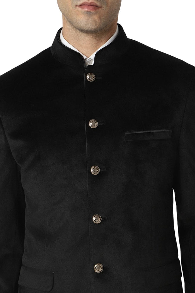 Van Heusen Men's Blazer (VDBZESLFS28026_Black 