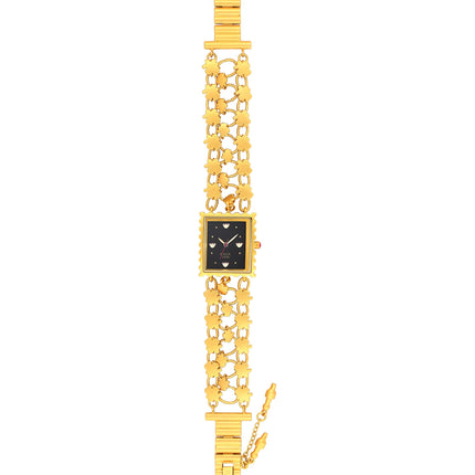 Titan Raga X Masaba Black Dial Analog Steel and Metal Strap Watch for Women-NS95173YM01 