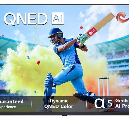 LG 108 cm (43 inches) QNED-75 Year 2024 Edition 4K Ultra HD (3840x2160) Smart WebOS QNED TV 43QNED75SRA (Black) 