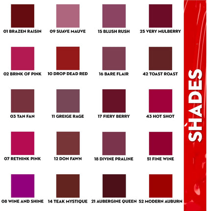 SUGAR Cosmetics Smudge Me Not Liquid Lipsticks for Women | Transferproof & Waterproof | Lasts 12+ Hours | Matte Lipstick | 4.5ml - 21 Aubergine Queen (Blackened Burgundy) 