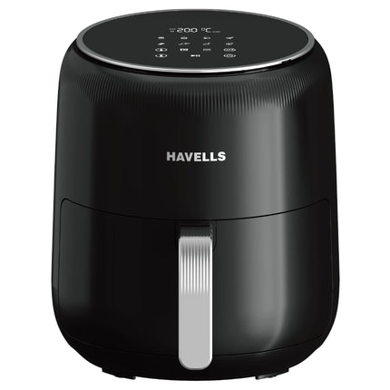 Havells Prolife Neo 4.5 L Air Fryer|Digital Display With Led|8 Pre Set Menu|Auto Shutoff|Cool Touch Handle|60 Min Timer|1500W|2 Yr Manufaturer Warranty,Black 