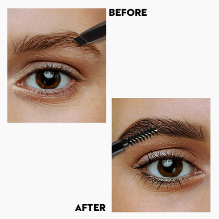 SUGAR Cosmetics Arch Arrival Brow Definer | Brow Pencil with Spoolie | Lasts Upto 12hrs | Pigmented Eyebrow Pencil |Long Lasting & Natural Finish | 3.5gm | Jerry Brown 