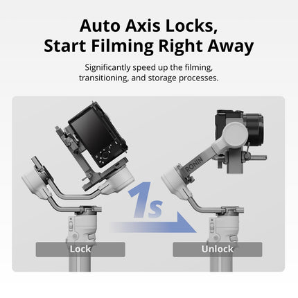 DJI RS 4 Mini, Gimbal Stabilizer for Cameras Canon/Sony/Panasonic/Nikon/Fujifilm, Auto Axis Locks, 2kg/4.4lbs Payload, Intelligent Tracking, Camera Gimbal, Camera Stabilizer, Native Vertical Shooting 