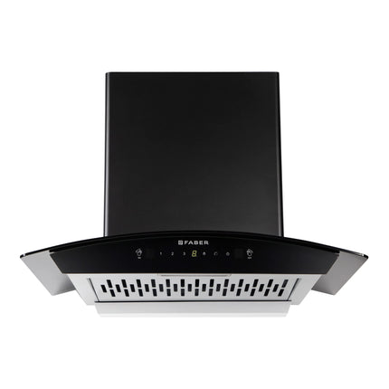 Faber 60 Cm Autoclean Chimney |1200 M3/Hr | Filterless |12Yr Warranty On Motor (2Yr Comprehensive) | (Hood Everest in HC SC FL LG 60),Touch & Gesture Control, Light Grey 
