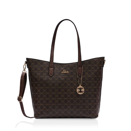 Lavie Women's Monoprint Hailon Tote Bag | Ladies Purse Handbag 