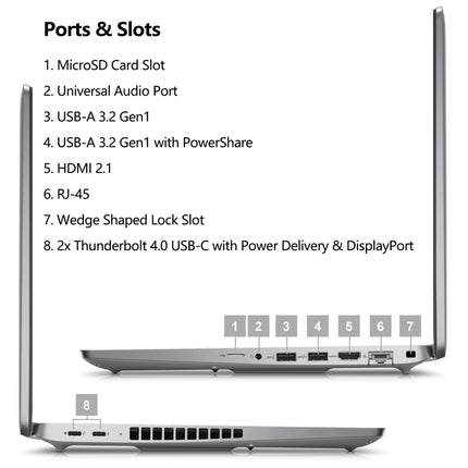 Dell Latitude 5550 15 Business AI Laptop, 15.6" FHD Computer, Intel Ultra 7 155U (Beat i7-1355U), 32GB DDR5 RAM, 1TB PCIe SSD, WiFi 6, Backlit Keyboard, Fingerprint Reader, Windows 11 Pro 