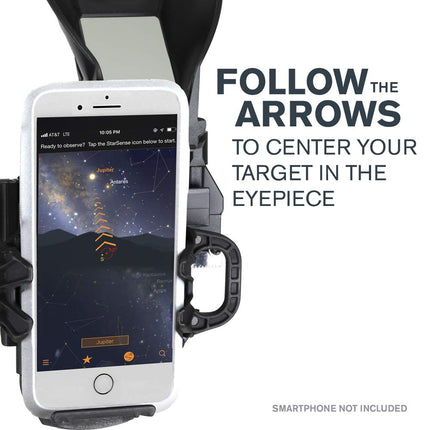 Celestron – StarSense Explorer DX 130AZ Smartphone App-Enabled Telescope – Works with StarSense App to Help You Find Stars, Planets & More – 130mm Newtonian Reflector – iPhone/Android Compatible 