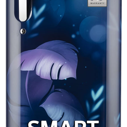 LG 185 L, 5 Star, Smart Inverter Compressor, Direct Cool Single Door Refrigerator (GL-D201ABIU.BBIZEBN, Blue ILAN, Moist N Fresh, Auto Smart Connect & Base Stand Drawer) 