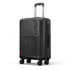 Safari Astra 8 Wheels 66 Cms Medium Check-In Trolley Bag Hard Case Polycarbonate 360 Degree Wheeling System Luggage, Trolley Bags For Travel, Speed_Wheel Suitcase For Travel, Black 