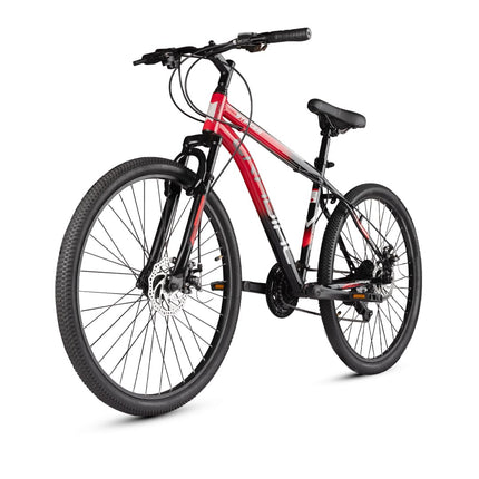 CRADIAC Stinger X7-21 Speed Cycle for Men with Dual Disc Brakes & Front Suspension Fork, 29 T 21 Speed Bicycle for Adults with Hitensile Steel Frame, Ideal for 12+ Years Unisex, 18.5 Inch Frame 