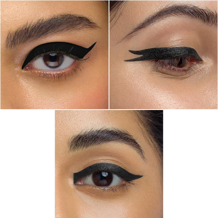 SUGAR Cosmetics Wingman Waterproof Matte Finish Microliner | Liquid Eyeliner | Flexi-Tip Applicator | Pen Eyeliner | Lasts Upto 12 Hrs | Smudgeproof & Transferproof | 1.6ml - 01 I'Ll Be Black 
