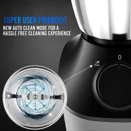 PHILIPS HL7770/00 Mixer Grinder, 800 Watt Powerful motor, 3 Jars, MicroGrind technology : Grind even 1 pepper; Choose Coarse, Fine, or Superfine for perfect textures every time, Grey 