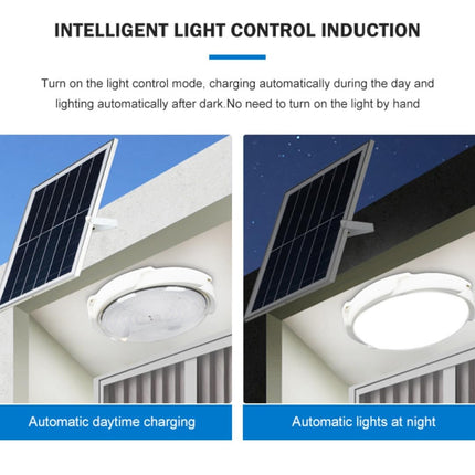 hardoll Solar Ceiling Light 40W with Remote controlled Outdoor LED Waterproof Garden Indoor Lamp Acrylonitrile Butadiene Styrene 