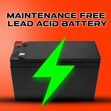 12V 7Ah VRLA Battery for Kids Toy Cars, More Applications | Kids Driving EV Replaceable Battery for Car, Jeep, Bike (6 Month Warrenty, Battery (12V 7AH)) 
