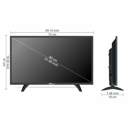 SKYWALL 80 cm (32 inches) HD Ready LED TV 32SWN (Black) 