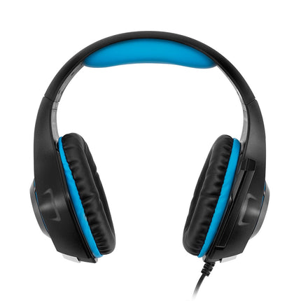 Cosmic Byte GS410 Wired Over-ear Headphones with Mic (Black/Blue, Pack Of 1) 