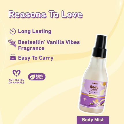 Plum BodyLovin' Vanilla Vibes Bath & Body Gift Set | Body Wash | Body Mist | Body Oil | Long-Lasting Warm Vanilla Fragrance | Gift Set For Women | Gifting For Birthday, Valentine's, Anniversary, Rakhi & Special Occasions| Premium Gift Packaging | Pack Of 