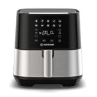 NUTRICOOK 1700 Watts, Stainless Steel Digital Control Panel Display, 10 Preset Programs with built-in Preheat function, Brush Air Fryer 2 (AF205, 5.5 L) 
