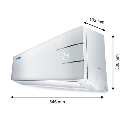 Blue Star 1 Ton 5 Star Convertible 5 in 1 Cooling Inverter Split AC (Copper, Multi Sensors, Dust Filters, Smart Ready, Blue Fins, Self Diagnosis, IC512YNU,White) 