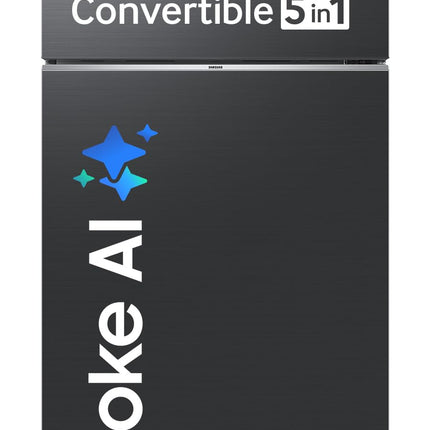 Samsung Smart Choice 467 L, 3 Star, Convertible 5-in-1, Digital Inverter, Frost Free Double Door, Bespoke AI WiFi Enabled Refrigerator (RT80F51C3KHL, Luxe Black) 