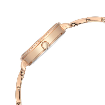Titan Raga Showstopper Quartz Analog Pink Dial Metal Strap Watch for Women-95286WM01 