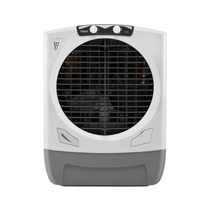Maharaja Whiteline Rambo Grey Desert Air Cooler | 65 Lt Water Tank | Inverter Compatible | Wood Wool Pads | Anti-Bacterial tank | Dry Run protected submersible pump |720x730x890 mm | 2 Yr Warranty 