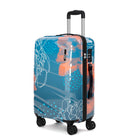 Safari Plastic Serene Hardside Suitcase, Lightweight And Scratch Resistant, Fixed Combination Lock, 360 Degree Dual Wheels, Telescopic Handle, Check-In Luggage Trolley Bag, Medium, 65Cm 