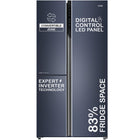 Haier 598 L, 3 Star, 83% Convertible Fridge Space, Expert Inverter, Frost Free, Side by Side Refrigerator, (HRT-683GK, Graphite Black) 