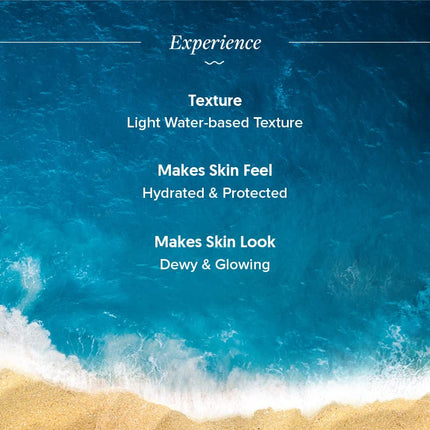Aqualogica Glow+ Dewy Sunscreen SPF 50 PA++++ with Papaya & Vitamin C | For Dry, Sensitive, Oily & Combination Skin | UVA/B & Blue Light Protection | Fragrance-Free | For Men & Women | 50g 