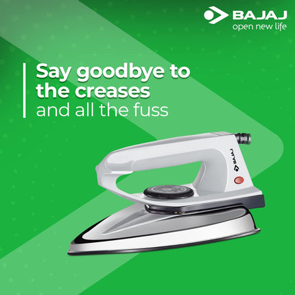 Bajaj DX 2 600-Watt Light Weight Dry Iron (Grey) 