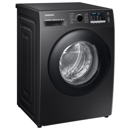 Samsung 8 kg, Hygiene Steam with Inbuilt Heater, Digital Inverter, Fully-Automatic Front Load Washing Machine (WW80TA046AB1TL, Black) 