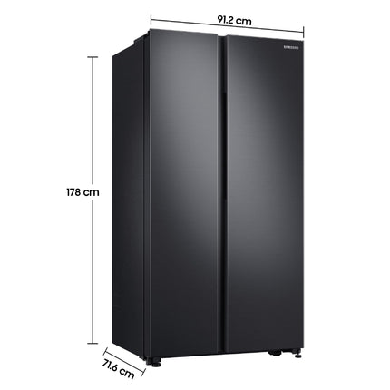Samsung 692 L Inverter Frost-Free Side-by-Side Refrigerator (RS72A50K1B4/TL) 