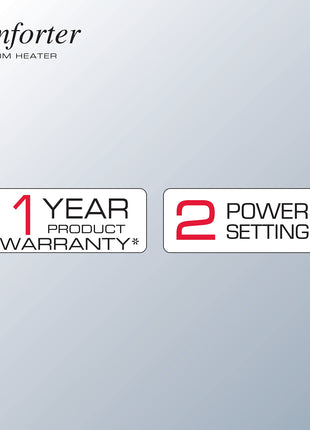 Havells Comforter 2000 Watt Room Heater with Overheat Protection| Easy to Carry for Bedroom and Office| Adjustable Thermostat Control Knob & Adjustable Vent for Air Delivery (White and Black)