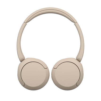 Sony WH-CH520 Wireless Bluetooth Headphones with Mic, Up to 50Hrs Battery-Beige 
