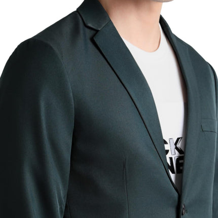 JACK & JONES Slim Fit Blazer(12250242_Darkest Spruce_52) 