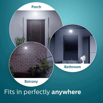 Philips Motion Sensor B22 LED Bulb | Motion Sensor Light for Home | Motion Sensor LED Bulb | Crystal White, Pack of 1 