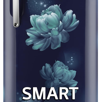 LG 201 L 5 Star Inverter Direct-Cool Single Door Refrigerator (GL-D211HBCZ, Blue Charm, Base stand with drawer) 