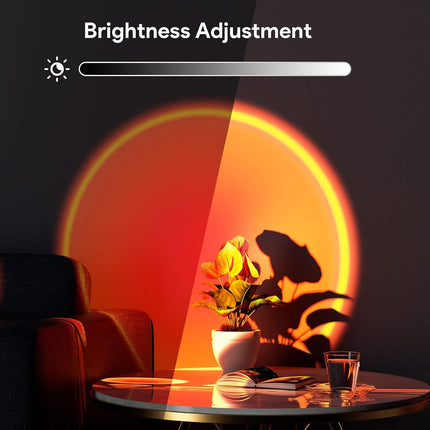 Desidiya® 16-Color Sunset Projection Lamp with Remote & USB – 360° Rotating LED Light for Ambiance, Selfies, Parties & Home Decor 
