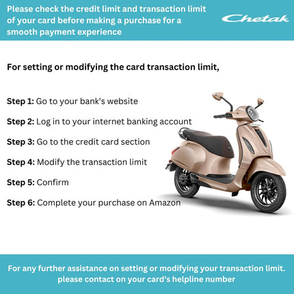 Chetak Premium 2024 by Bajaj Auto High Speed Electric Scooter Hazelnut with On-board Charger Ex-Showroom 