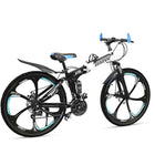 Skyride X6 Foldable Cycle With 21 Speed Gear, Dual Disc Brake, Carbon Frame Suspension Bicycle for Men, 26-Inch Wheel Size (Black) Mountain Bike, Cruiser Bike 