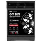 IFB 14 Place Setting 70 Degree Hot Wash Dishwasher (Neptune VX14, Grey, 360 Degree Spray Arm, Washes from Kadhai to Crockery) 
