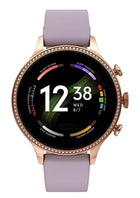 DINACO Glorious Women's Rose Gold Smart Watch Talk 2 Bluetooth Calling Smartwatch with 3 Button, Hands On Voice Assistance HD Display, 14 Sports Modes with Puple Belt (Rose Gold) (2) 