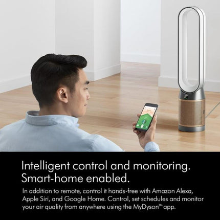 dyson TP09 Purifier Cool™ Formaldehyde Tower Fan, Purifier, 40 W, HEPA H13, BT 4.0, WiFi, Gold 